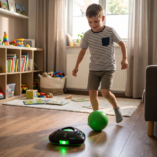 Interactive Football Training Robot with Smart Ball Tracking