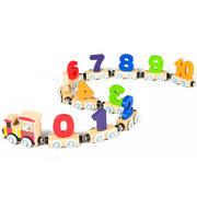Letters Magnetic Train Puzzle Wooden Toy Car thumbnail 9