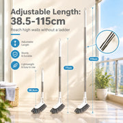 Adjustable Length Stainless Steel Telescopic Long Handle Crevice Cleaning Brush thumbnail 10