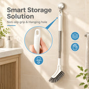 Adjustable Length Stainless Steel Telescopic Long Handle Crevice Cleaning Brush thumbnail 7