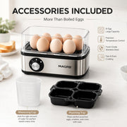 Multifunctional Egg Steamer with Clear Lid thumbnail 4