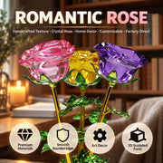 Eternal Crystal Glass Rose thumbnail 2