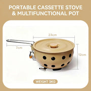 Portable Camping Frying Pan – Outdoor Cooking Skillet thumbnail 9