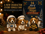🐶🎄Beagle Magic Advent Calendar 2026 – 24 Days of Unique Beagle Miniature Collectibles, 24 Cute Holiday thumbnail 8
