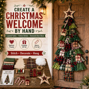 🎄Beginner-Friendly DIY Oversized Patchwork Christmas Tree Door Hanging Kit | Complete Kit with All Tools & Step-by-Step Guide Included 💕 thumbnail 2