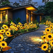 Solar LED Sunflower Garden Lights-29.6inch/74cm thumbnail 4