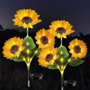Solar LED Sunflower Garden Lights-29.6inch/74cm thumbnail 2