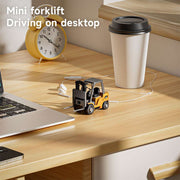 Mini Desktop Remote Control Forklift Truck Toy thumbnail 7