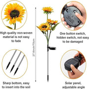 Solar LED Sunflower Garden Lights-29.6inch/74cm thumbnail 9