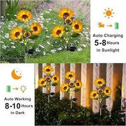 Solar LED Sunflower Garden Lights-29.6inch/74cm thumbnail 13