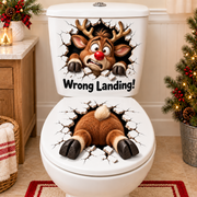 🚽🎅 Funny Christmas 3D Illusion Toilet Stickers – The Ultimate Holiday Bathroom Prank! thumbnail 8