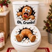 🚽🎅 Funny Christmas 3D Illusion Toilet Stickers – The Ultimate Holiday Bathroom Prank! thumbnail 9