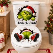 🚽🎅 Funny Christmas 3D Illusion Toilet Stickers – The Ultimate Holiday Bathroom Prank! thumbnail 12
