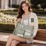 Large-Capacity Multi-Pocket Canvas Tote Bag thumbnail 9