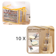 Portable Large Heavy-Duty Thick Plastic Clear Storage Box with Hinged Lid | Home, Travel & Camping thumbnail 27