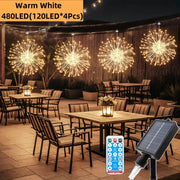 🎆 4-Pack Solar Fireworks Lights — 480 LEDs thumbnail 11