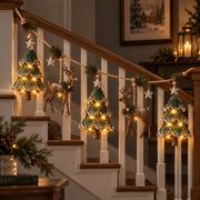 Lighted Woodland Christmas Garland thumbnail 3