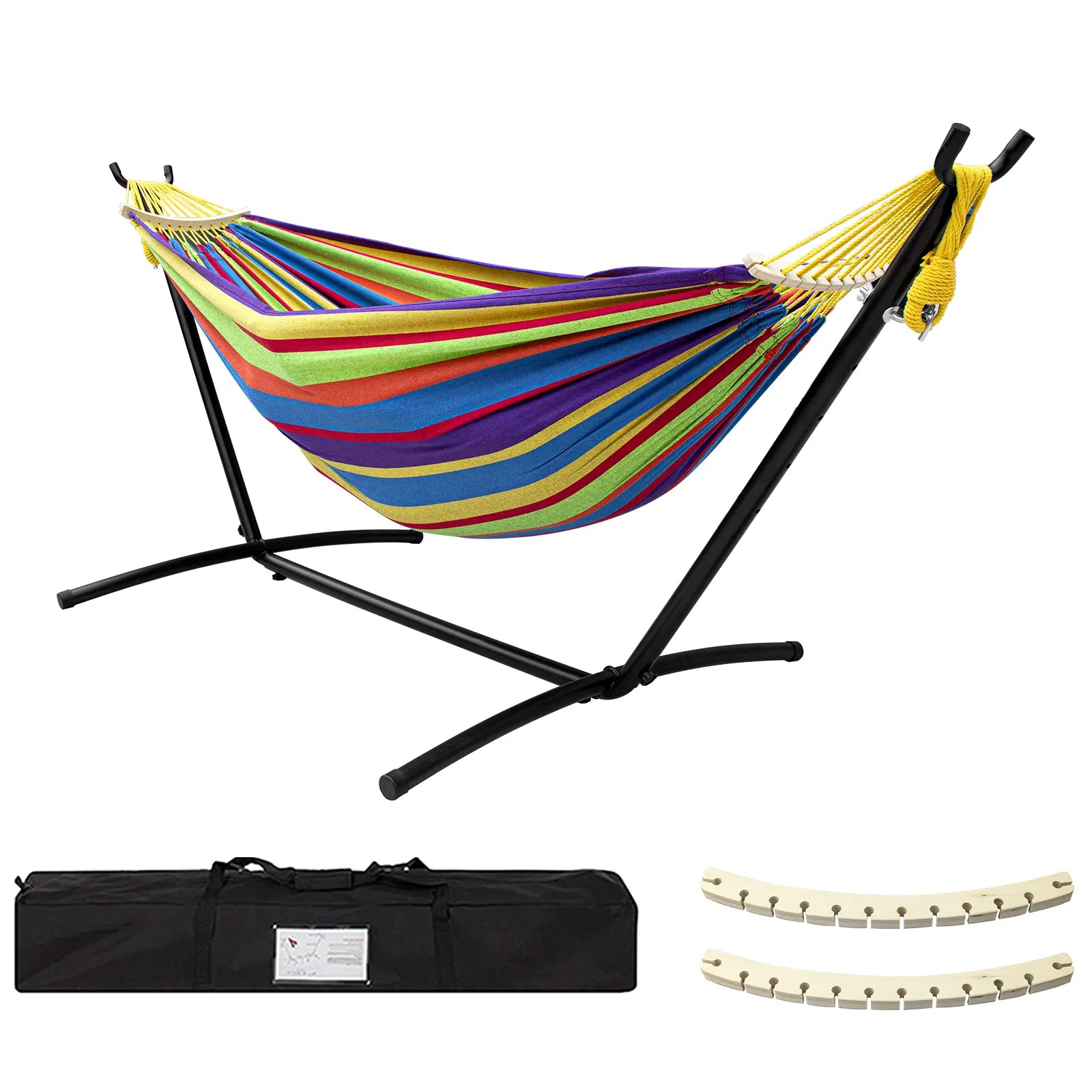 🏕️ Portable Hammock with Stand – Supports Up to 450lbs