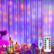 Remote-Control Led Curtain Light-9.8*9.8 FT thumbnail 2