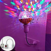 Colorful Rotating Disco Ball Light thumbnail 2