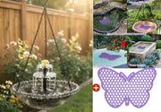 Solar Cascade Hanging Bird Bath Fountain thumbnail 10