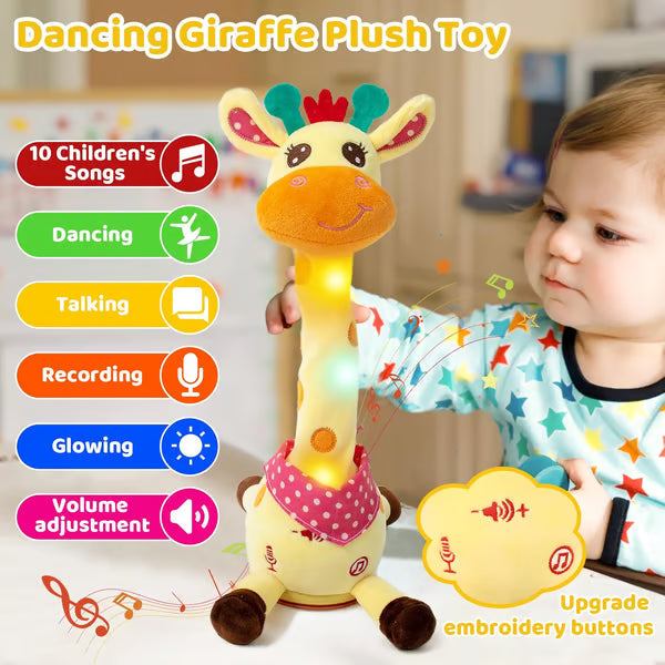 Musical Giraffe Toy – Sings, Dances & Repeats What You Say!