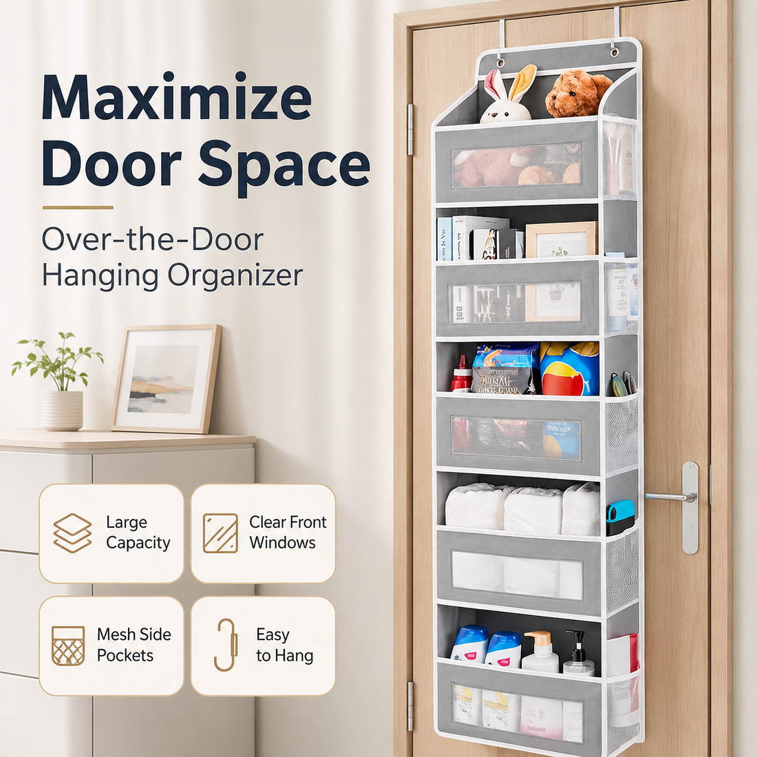 5-Tier Over-the-Door Organizer
