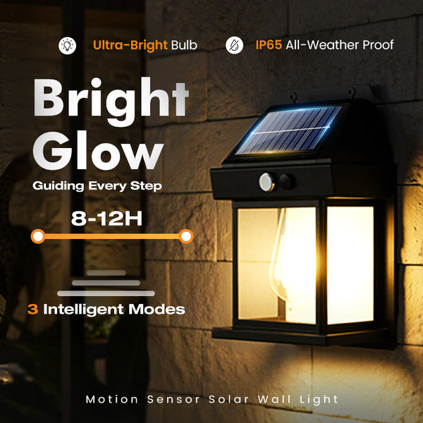 Solar Tungsten Wall Light