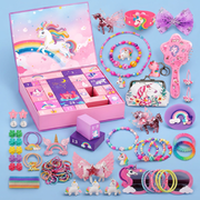 24-Day Unicorn Advent Calendar with Hair Accessories, Stickers & Surprise Gifts thumbnail 6