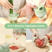 4-in-1 Handheld Electric Food Chopper & Slicer thumbnail 6