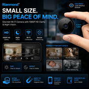 Mini WIFI Camera 1080P HD - Night Vision Included thumbnail 2