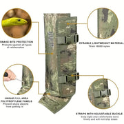 Unisex Adjustable Outdoor Snake-Resistant Leg Gaiters, Abrasion-Resistant Durable Fabric Protective Gear for Hunting, Hiking thumbnail 8