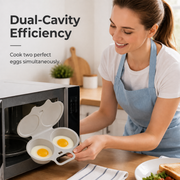 🥳2026 HOT SALE🥳💞50K+ SOLD! 🥗🎁 Microwave Egg Poacher——Dual‑cavity, non‑stick & easy clean. Healthier than frying – stock up & save! 🏠✅ thumbnail 10
