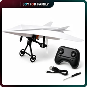 SkyCraft RC Paper Airplane Kit with Gyro Stabilizer and Remote Control thumbnail 2