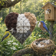 Handmade Alpaca Fiber Bird Nesting Heart thumbnail 10