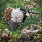 Handmade Alpaca Fiber Bird Nesting Heart thumbnail 11