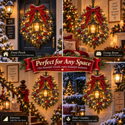 A Robin Glow™ – Lighted Robin Christmas Wreath thumbnail 4