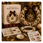 Plymagic DIY Christmas Wreath Pearl Art Kit thumbnail 4
