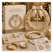 Plymagic DIY Christmas Wreath Pearl Art Kit thumbnail 5