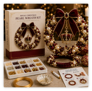 Plymagic DIY Christmas Wreath Pearl Art Kit thumbnail 6