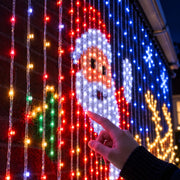 🎄 Smart LED Curtain Lights | App-Controlled Animated Christmas Wall Display ✨ thumbnail 7
