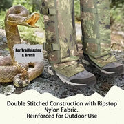 Unisex Adjustable Outdoor Snake-Resistant Leg Gaiters, Abrasion-Resistant Durable Fabric Protective Gear for Hunting, Hiking thumbnail 7