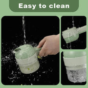 4-in-1 Handheld Electric Food Chopper & Slicer thumbnail 9