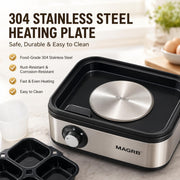 Multifunctional Egg Steamer with Clear Lid thumbnail 5