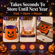 Halloween Colorful Candy Bags Led Light-up Gift Bags thumbnail 3