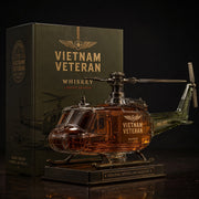 🎖️Vietnam Veteran  Military Helicopter 1965-1975 Whiskey Bottle thumbnail 1
