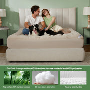 ☁️Cooling Mattress Topper for Back Pain - Extra Thick Fitted Sheet thumbnail 6