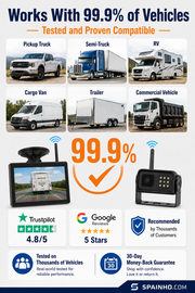 🔥🎁New 50% DISCOUNT🔥Wireless rear camera system in 1080p H thumbnail 2
