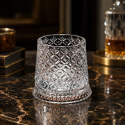 Tokyo Crystal Spinning Whiskey Glass and Base thumbnail 5