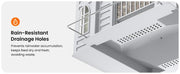Church-Shaped Metal Solar Bird Feeder thumbnail 9